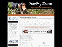 Tablet Screenshot of huntingbassets.com